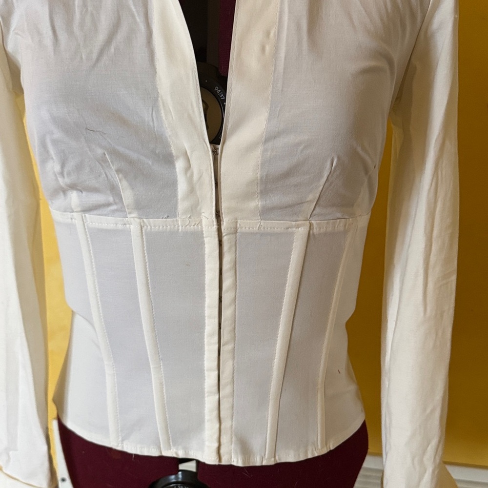 Cache Cream Button Down Shirt - Picture 4 of 6